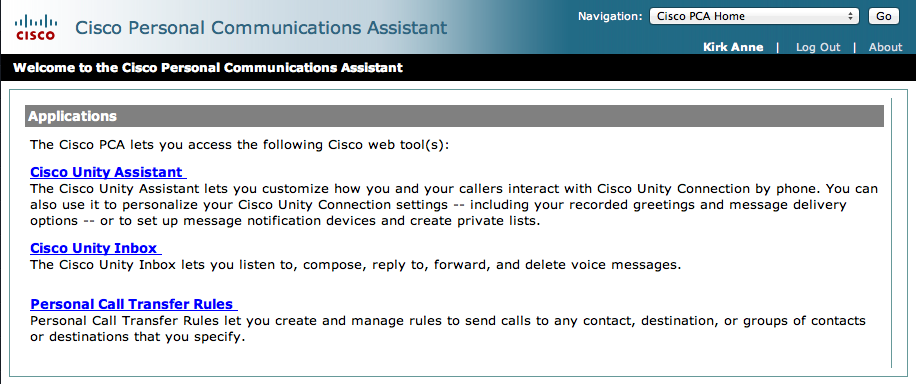 Cisco Personal Communication Assistant