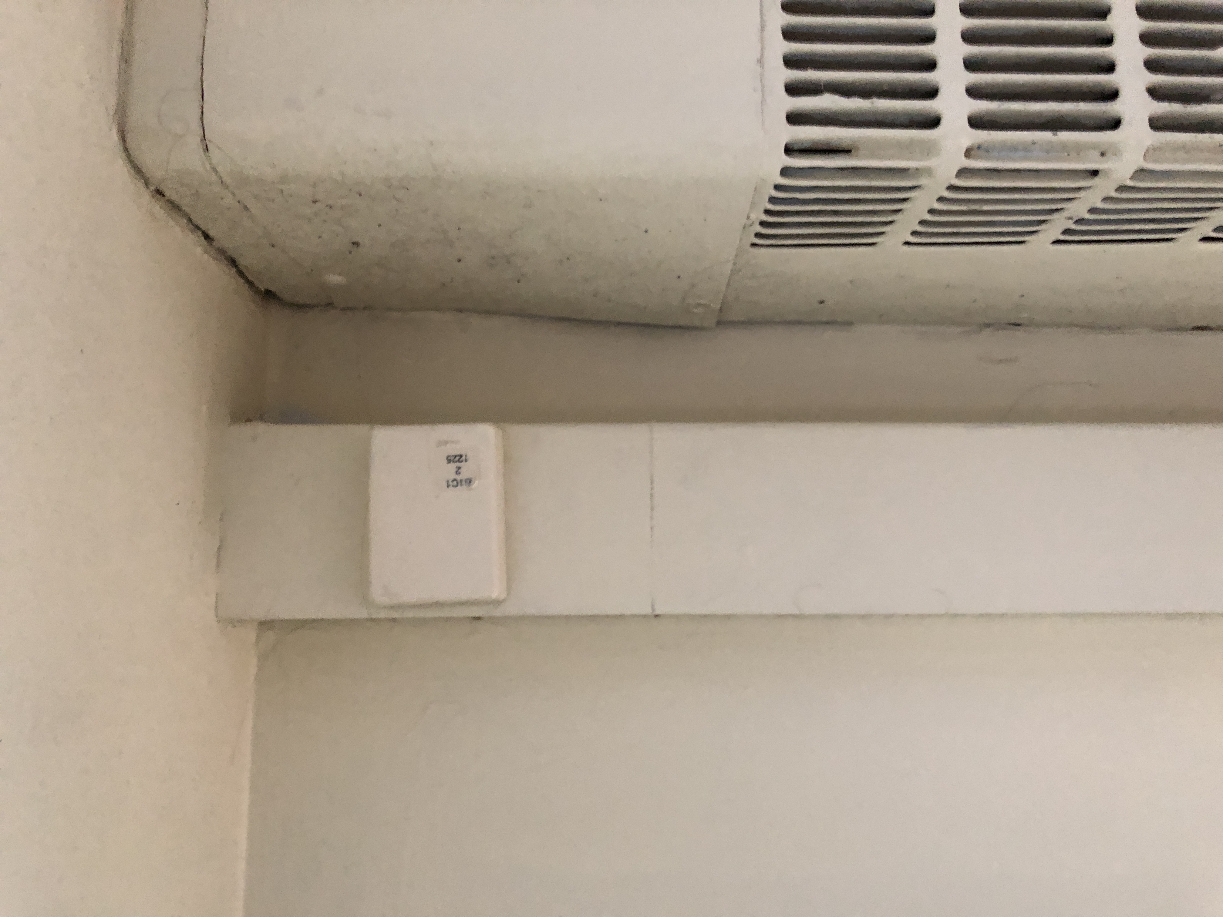 network connection above heater